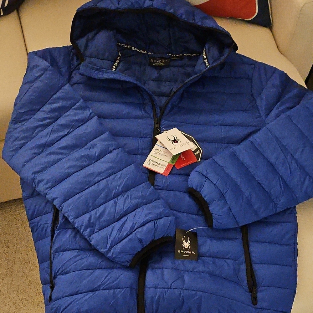 Spyder Royal Blue Quilted Jacket